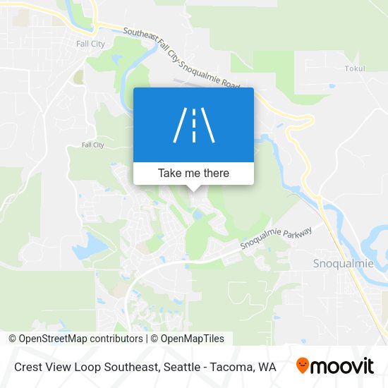 Mapa de Crest View Loop Southeast