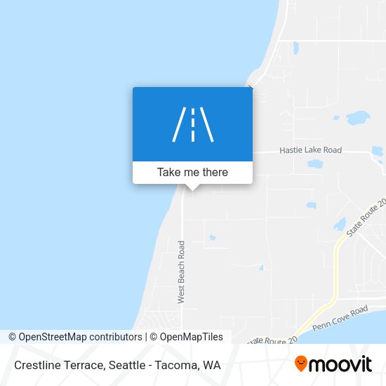 Mapa de Crestline Terrace