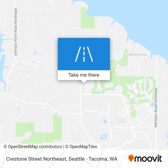 Crestone Street Northeast map