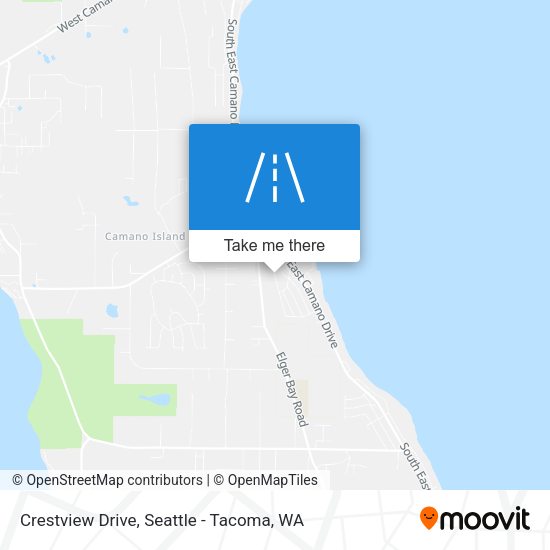 Mapa de Crestview Drive