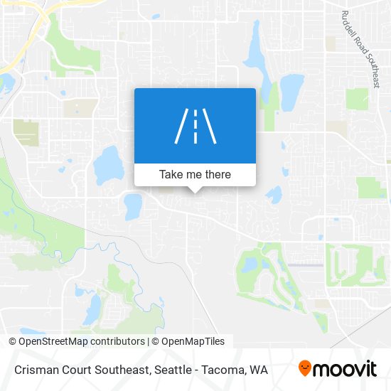 Mapa de Crisman Court Southeast