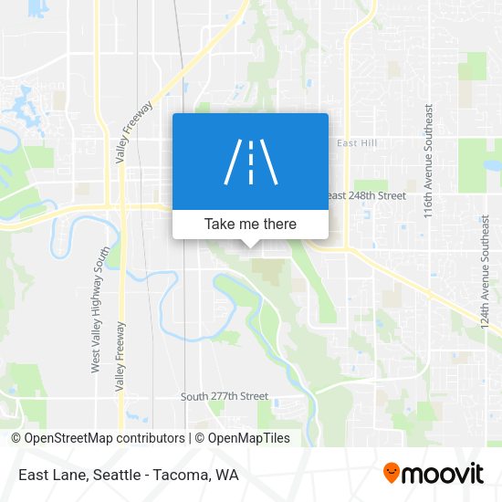 Mapa de East Lane