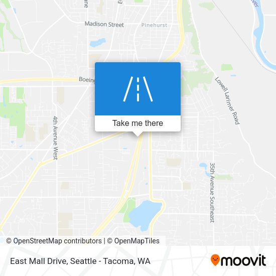 Mapa de East Mall Drive
