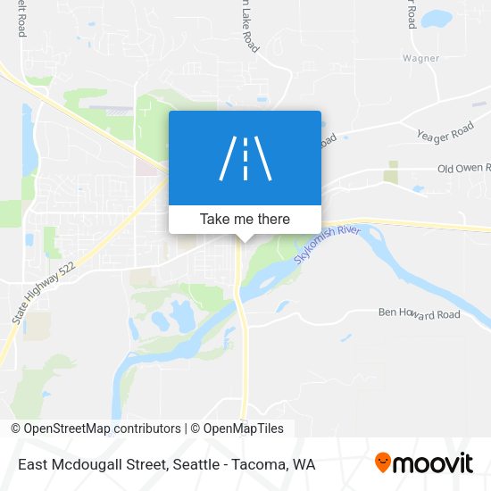 Mapa de East Mcdougall Street