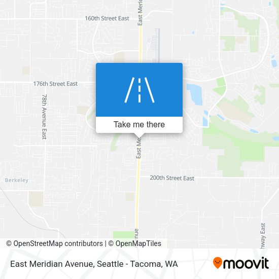 Mapa de East Meridian Avenue