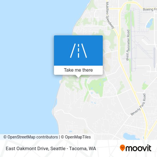 East Oakmont Drive map