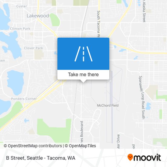 B Street map