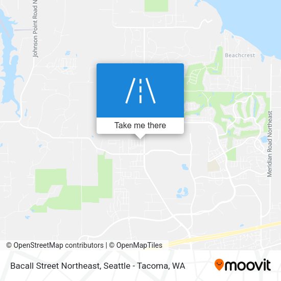 Bacall Street Northeast map