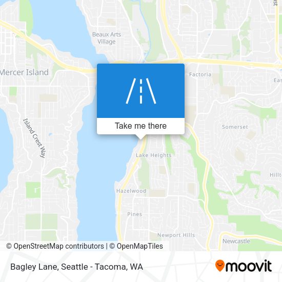 Mapa de Bagley Lane