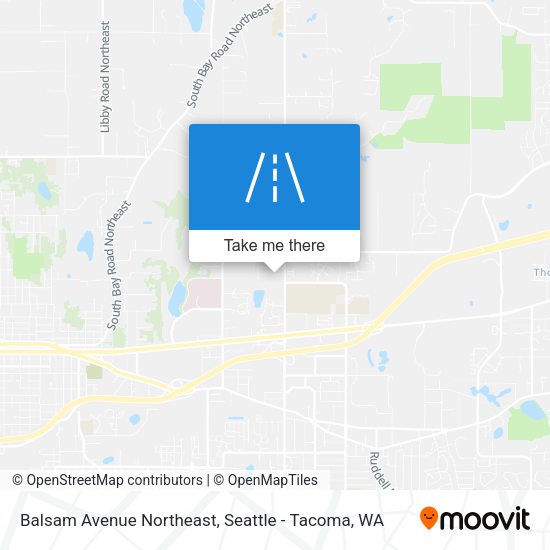 Balsam Avenue Northeast map