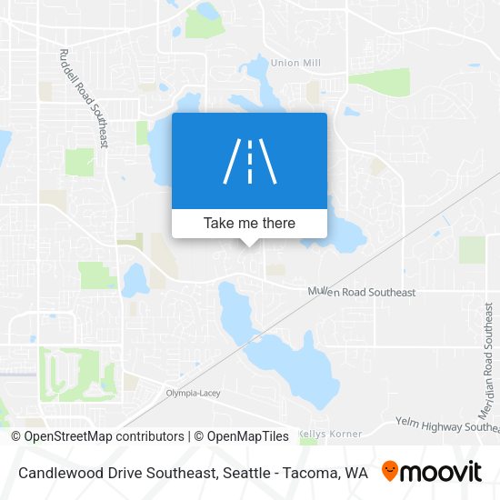 Mapa de Candlewood Drive Southeast