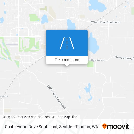 Mapa de Canterwood Drive Southeast