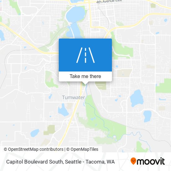 Capitol Boulevard South map