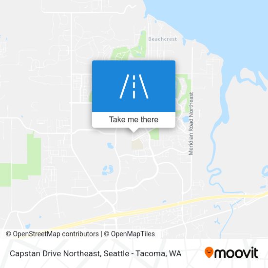 Capstan Drive Northeast map