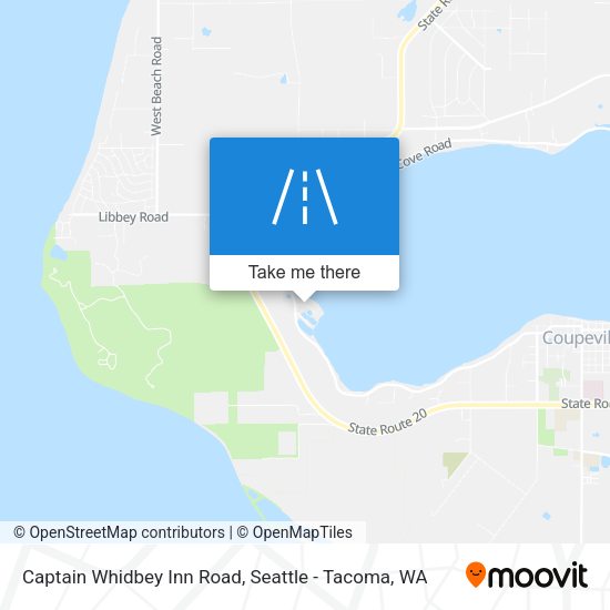 Captain Whidbey Inn Road map