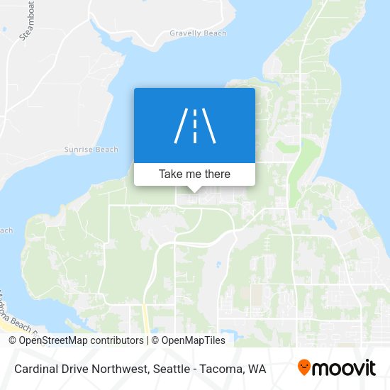 Mapa de Cardinal Drive Northwest