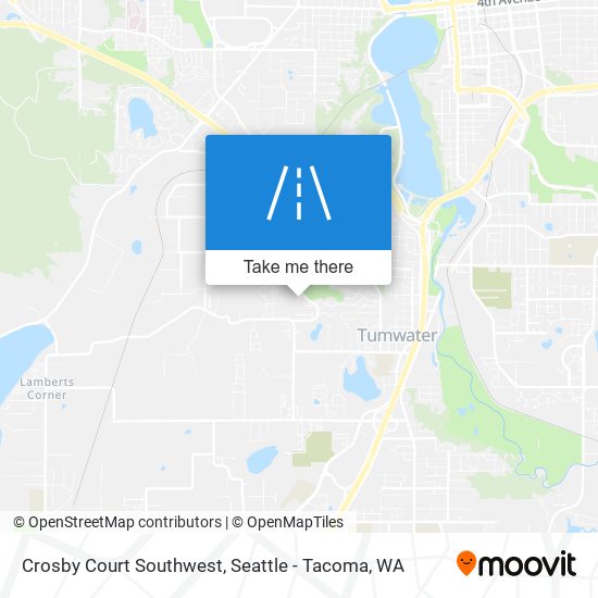 Mapa de Crosby Court Southwest