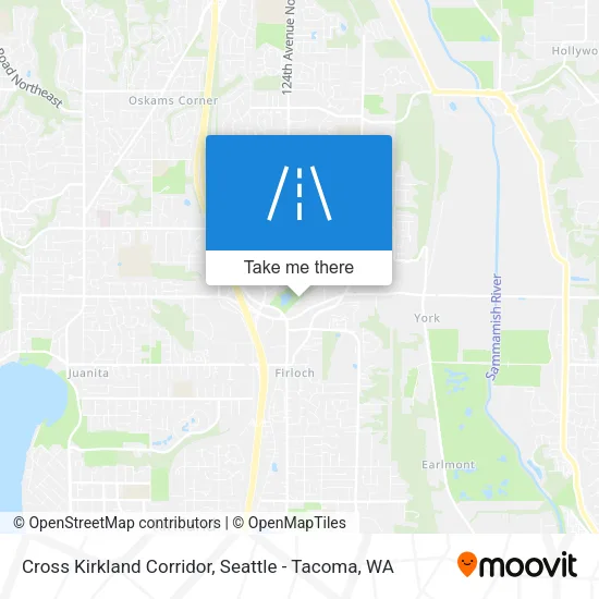 Cross Kirkland Corridor map