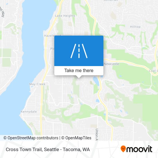 Cross Town Trail map