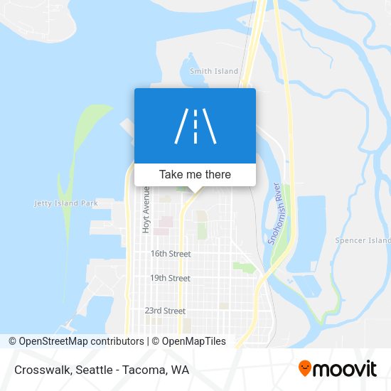Crosswalk map