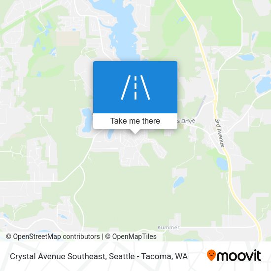Crystal Avenue Southeast map