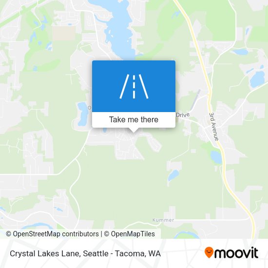 Crystal Lakes Lane map
