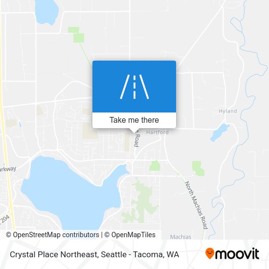 Crystal Place Northeast map