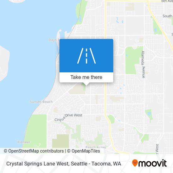 Mapa de Crystal Springs Lane West