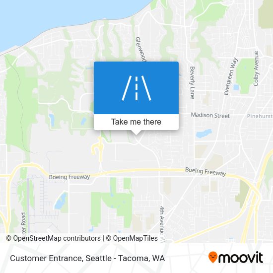Customer Entrance map