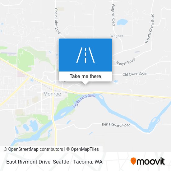 East Rivmont Drive map