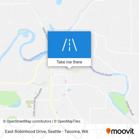 East Robinhood Drive map