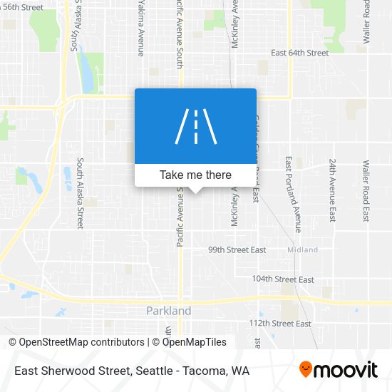 Mapa de East Sherwood Street