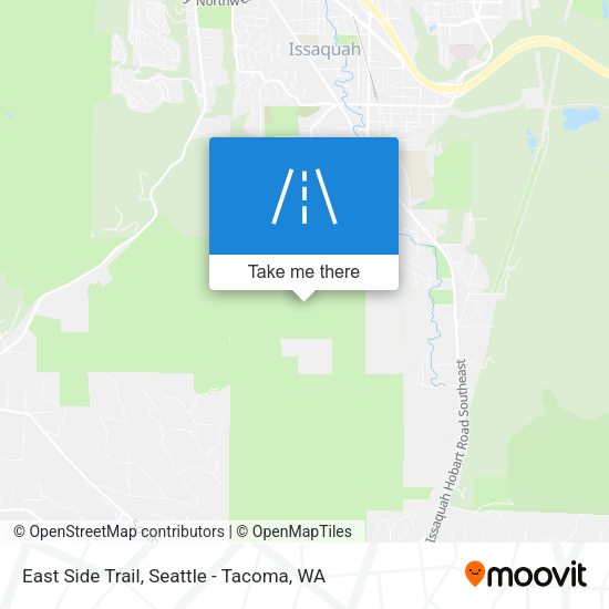 East Side Trail map