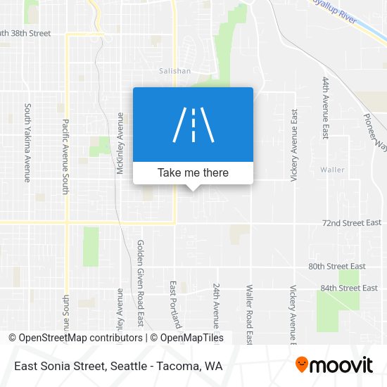 East Sonia Street map
