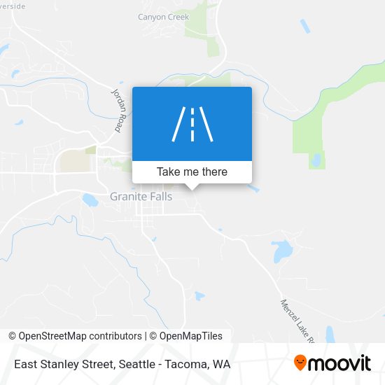 East Stanley Street map