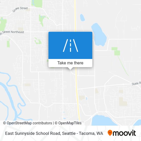 East Sunnyside School Road map