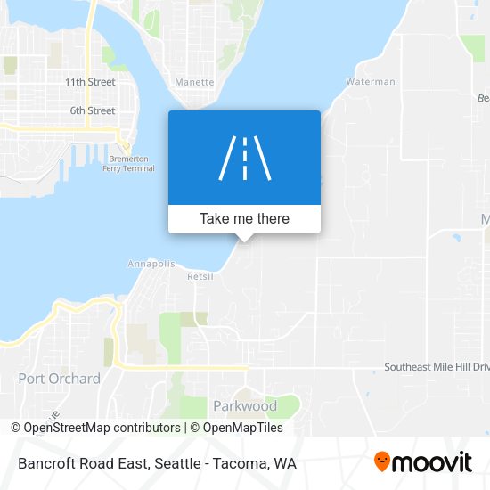 Bancroft Road East map
