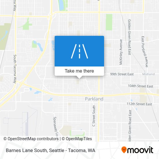 Mapa de Barnes Lane South