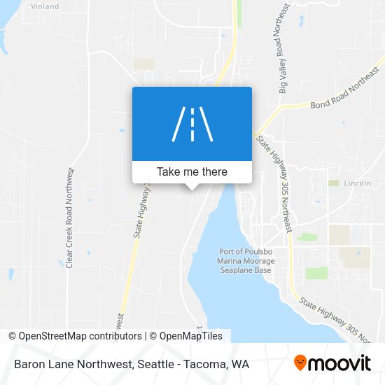 Mapa de Baron Lane Northwest