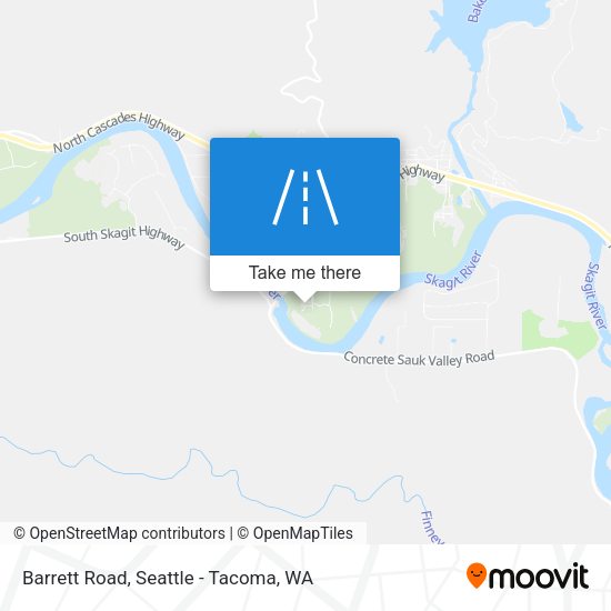 Barrett Road map
