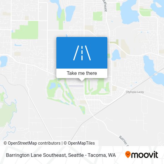 Mapa de Barrington Lane Southeast