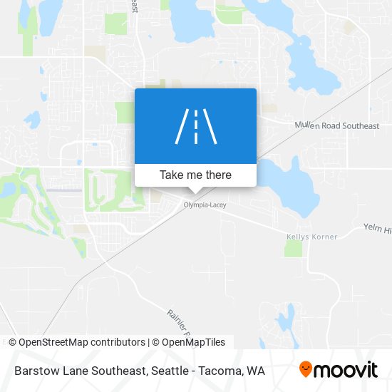 Barstow Lane Southeast map