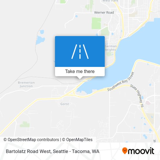 Mapa de Bartolatz Road West