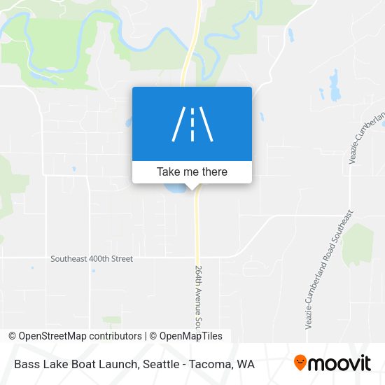 Bass Lake Boat Launch map