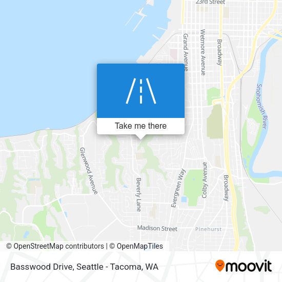 Mapa de Basswood Drive