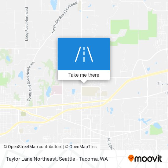 Mapa de Taylor Lane Northeast