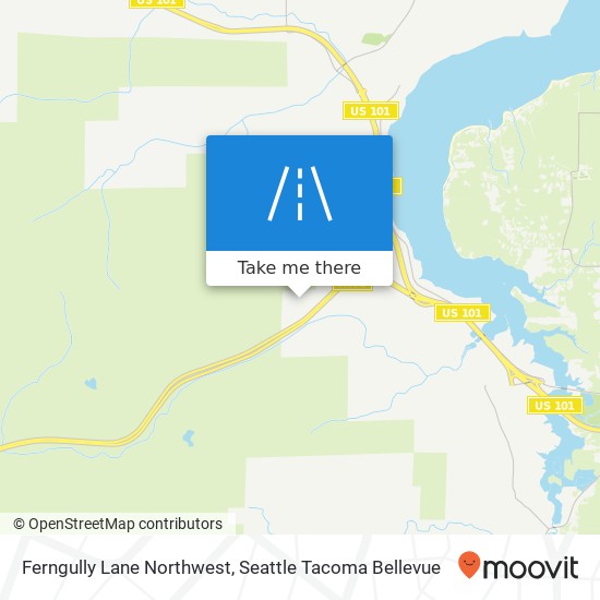 Mapa de Ferngully Lane Northwest