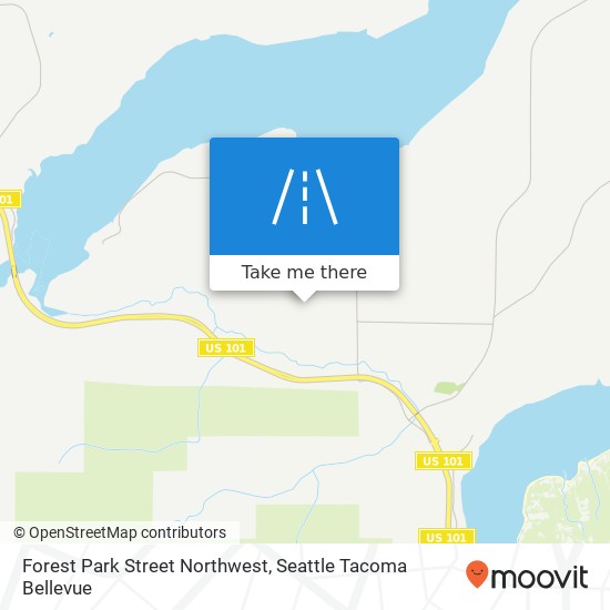 Forest Park Street Northwest map