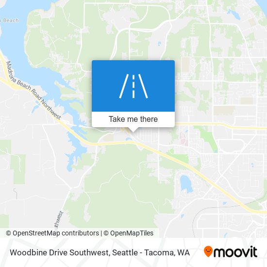 Woodbine Drive Southwest map