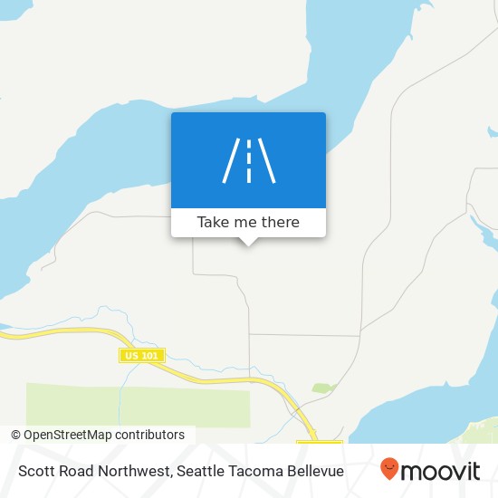 Mapa de Scott Road Northwest
